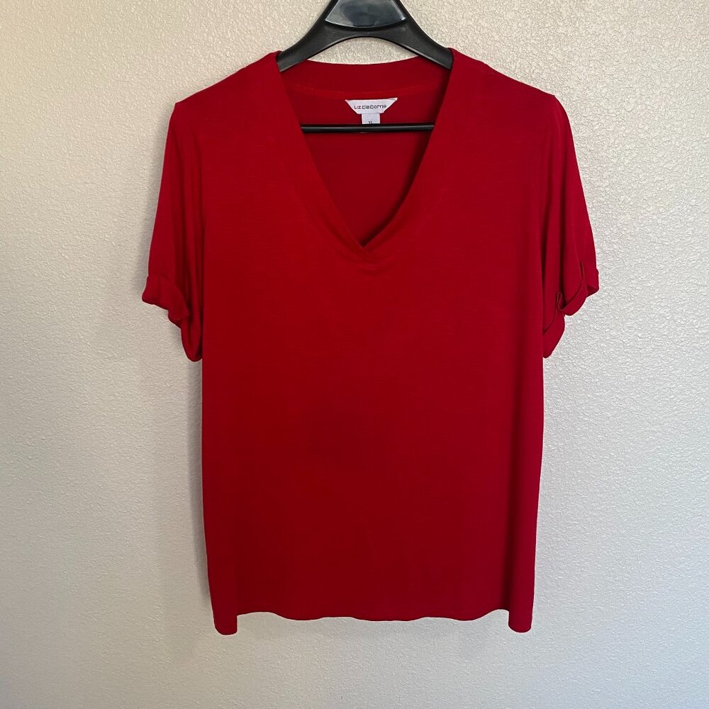 Women's V-neck Tee- XL